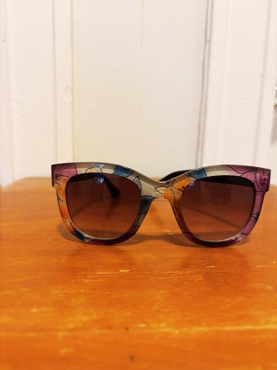 Floral Print Sunglasses